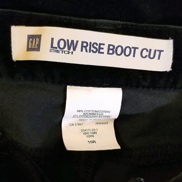 Gap Low Rise Boot-Cut Pants (size 10R) - Picture 3 of 3